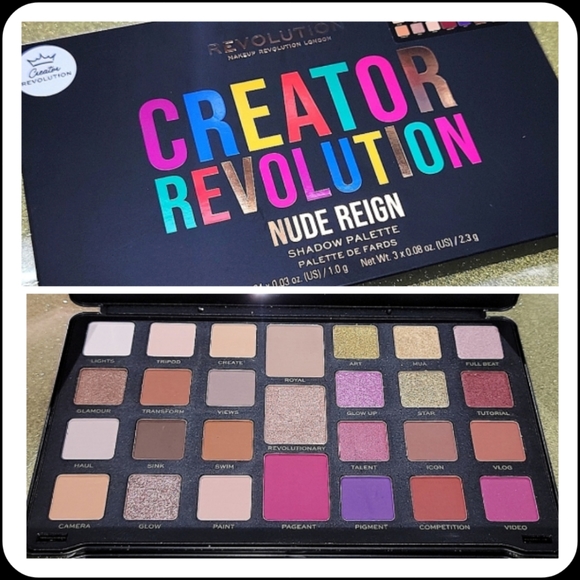 Makeup Revolution Creator Revolution "Nude Reign" Face and Eyes Palette - Picture 1 of 5